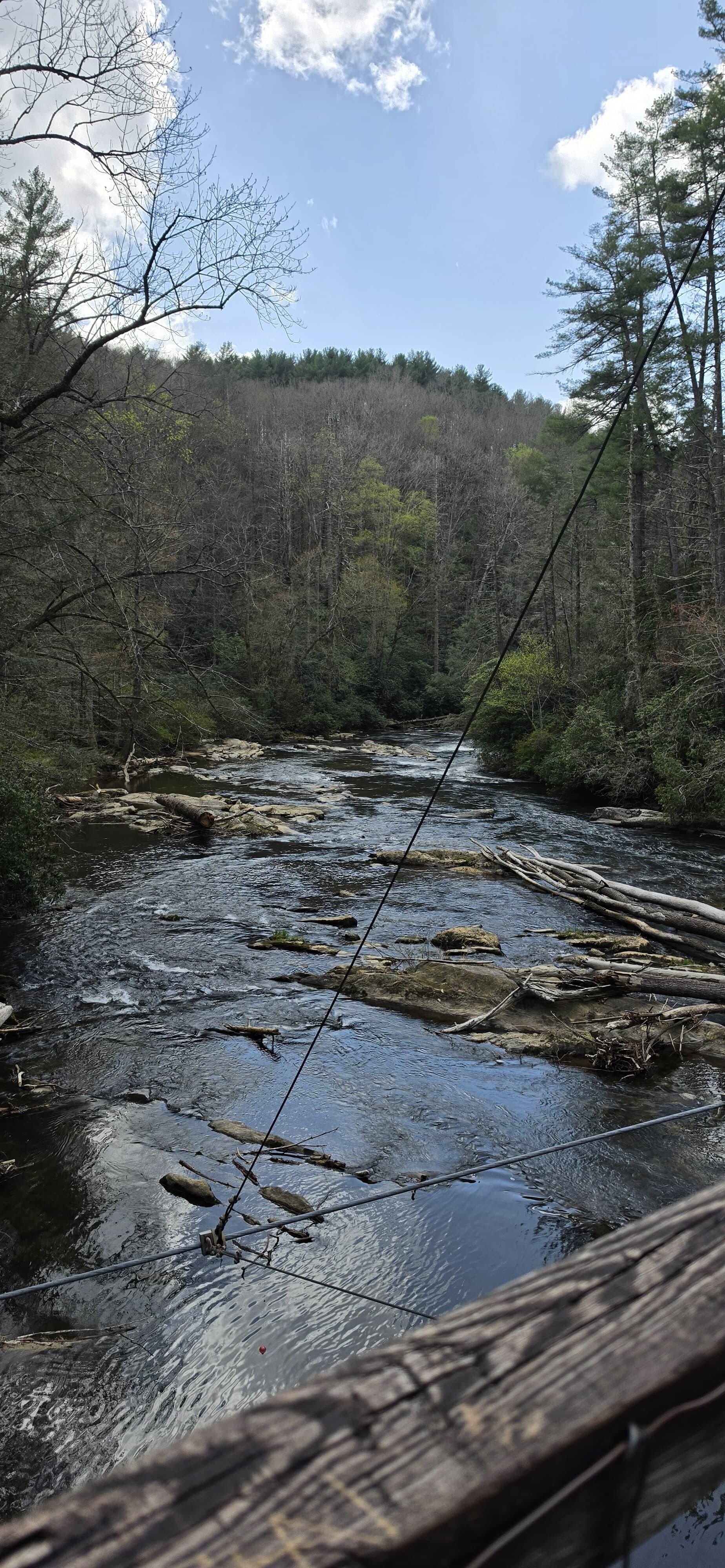 Swinging Bridge on the Toccoa River