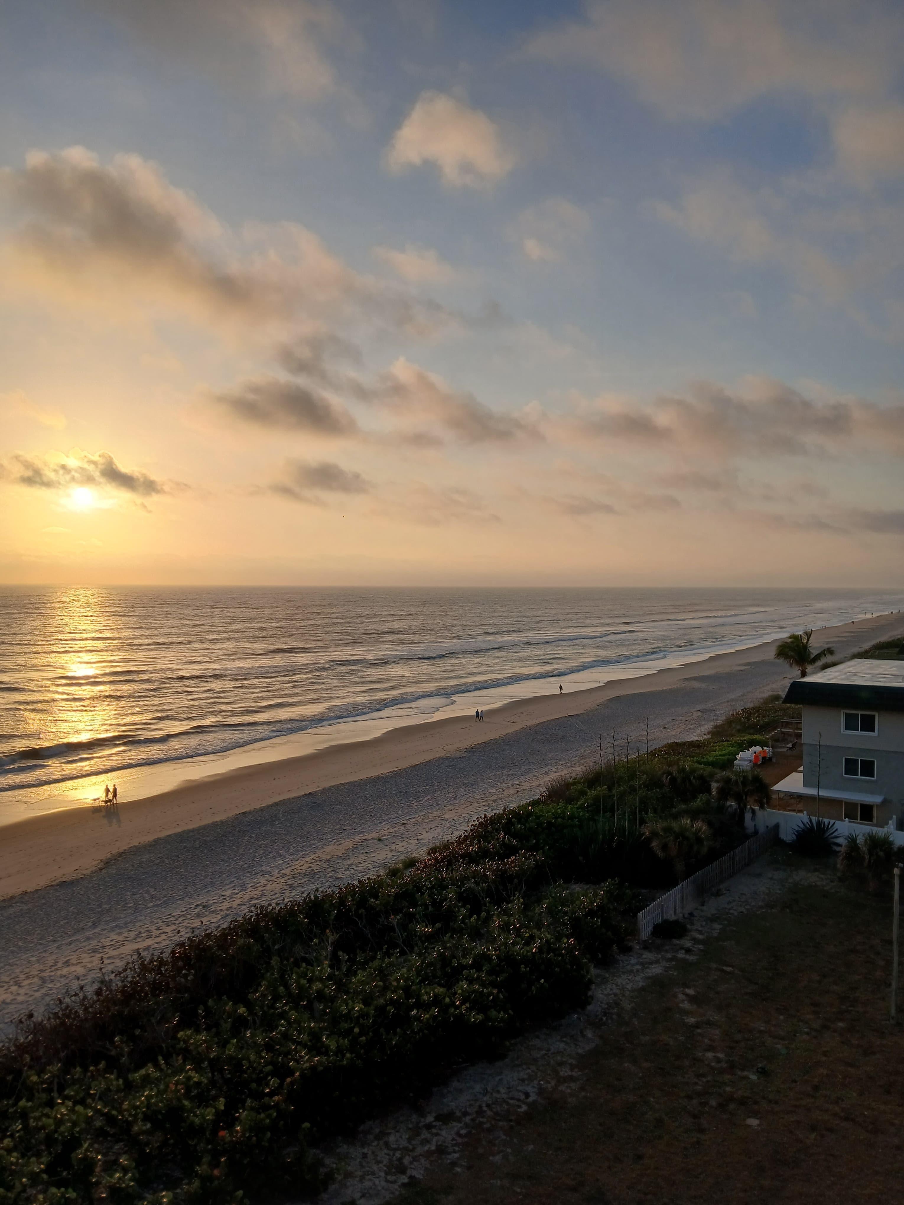 View from our balcony on the south tower, south side. 
