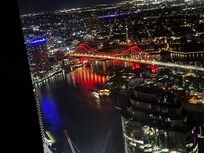 Spectacular view of both bridges on north eastern wing