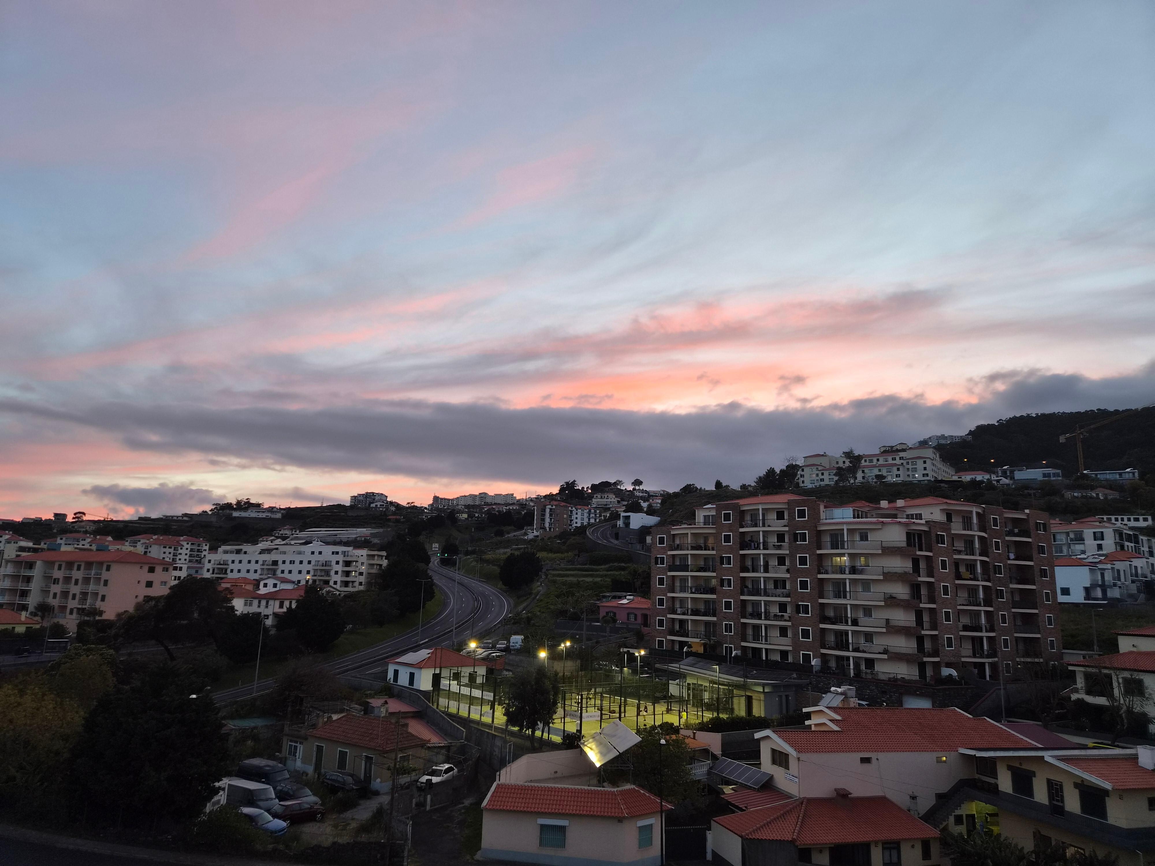 Blick vom Balkon
