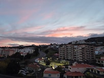 Blick vom Balkon
