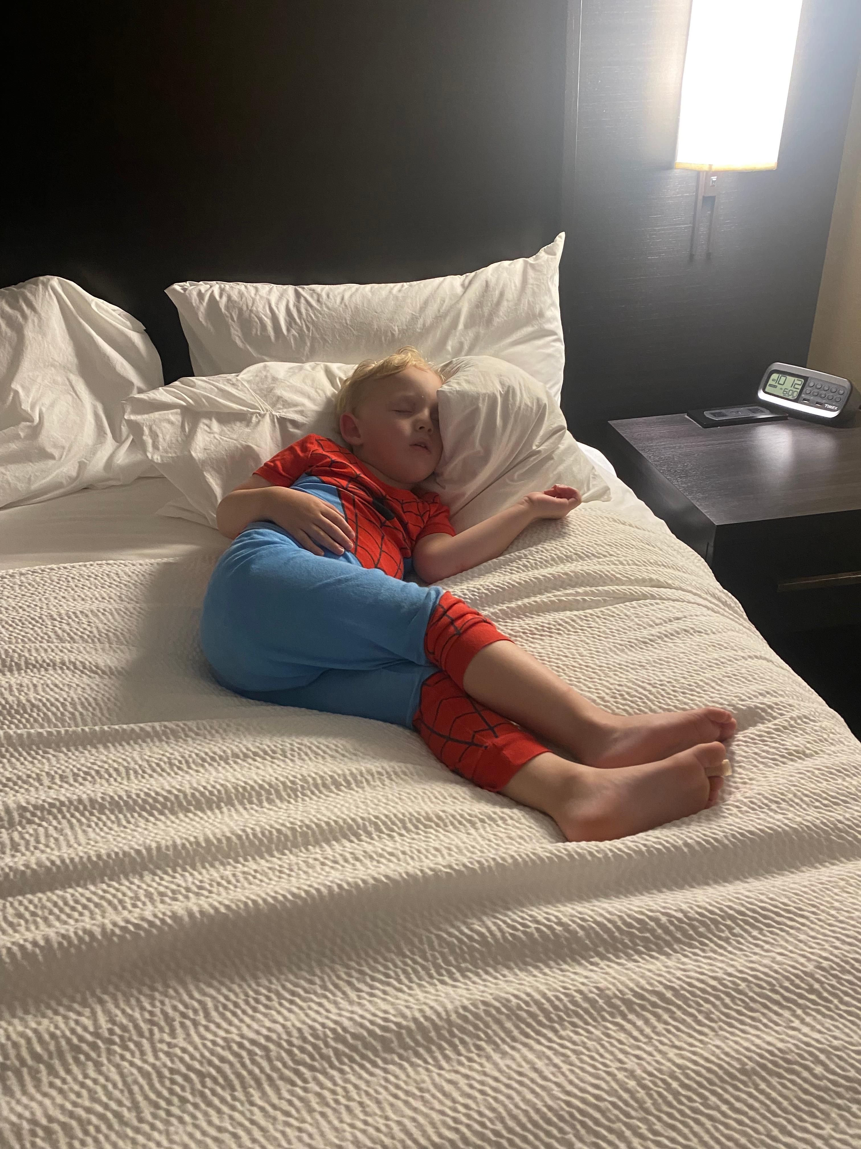 Comfortable after a long hard day in the pool