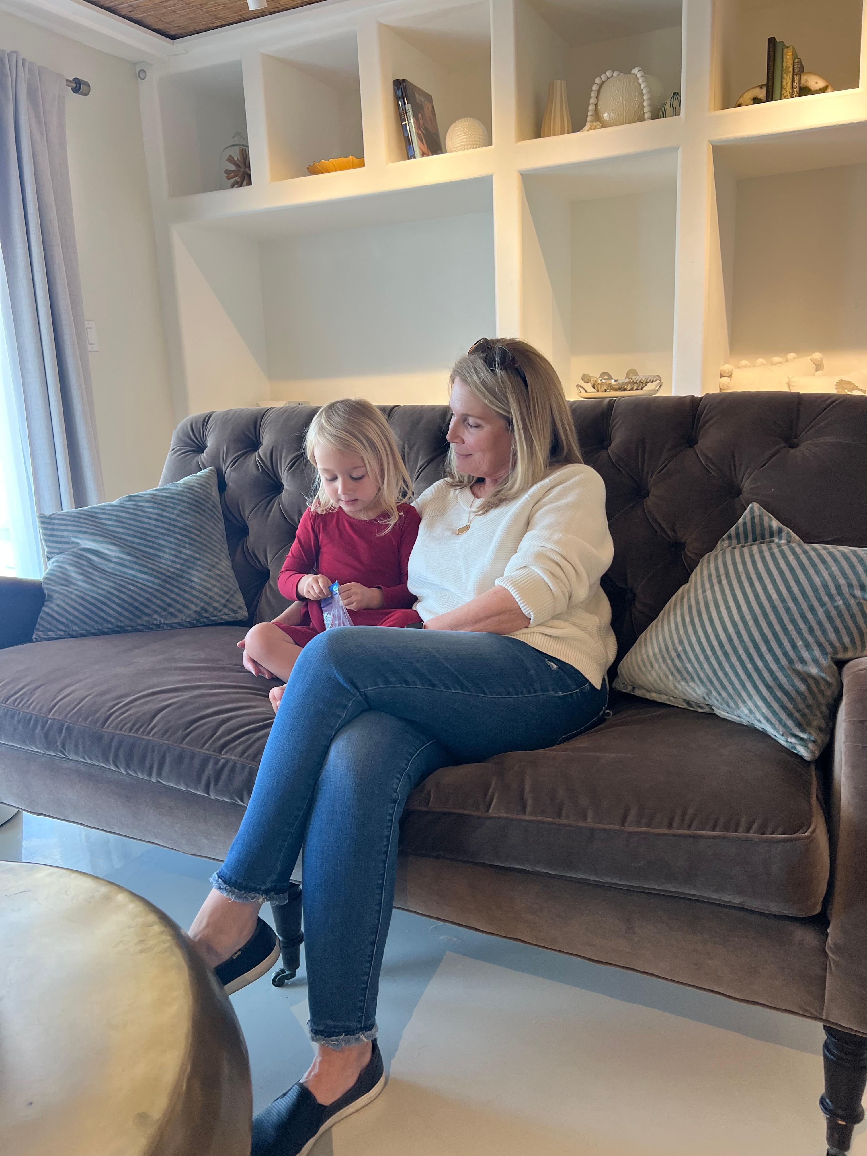 Time with our granddaughter!