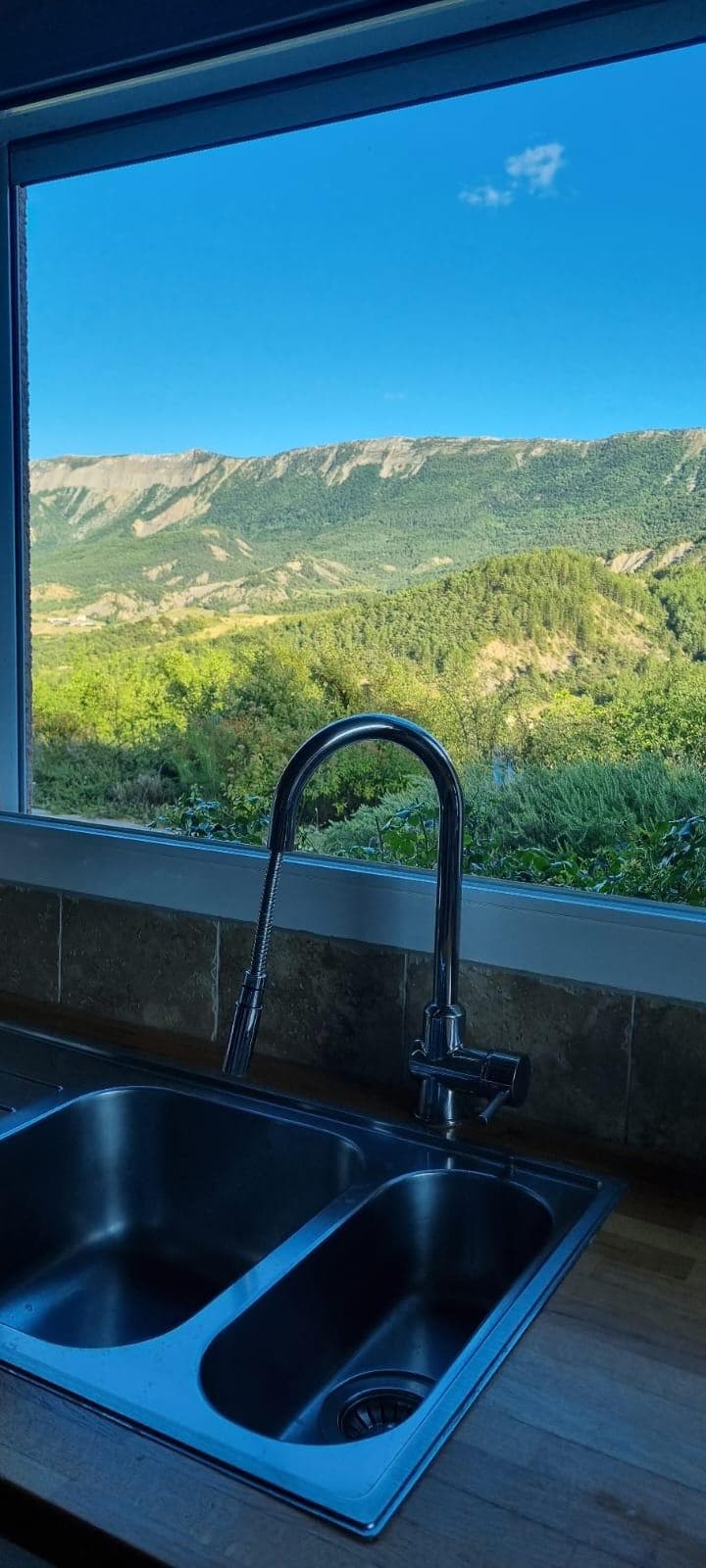 Vue exceptionnelle de la cuisine