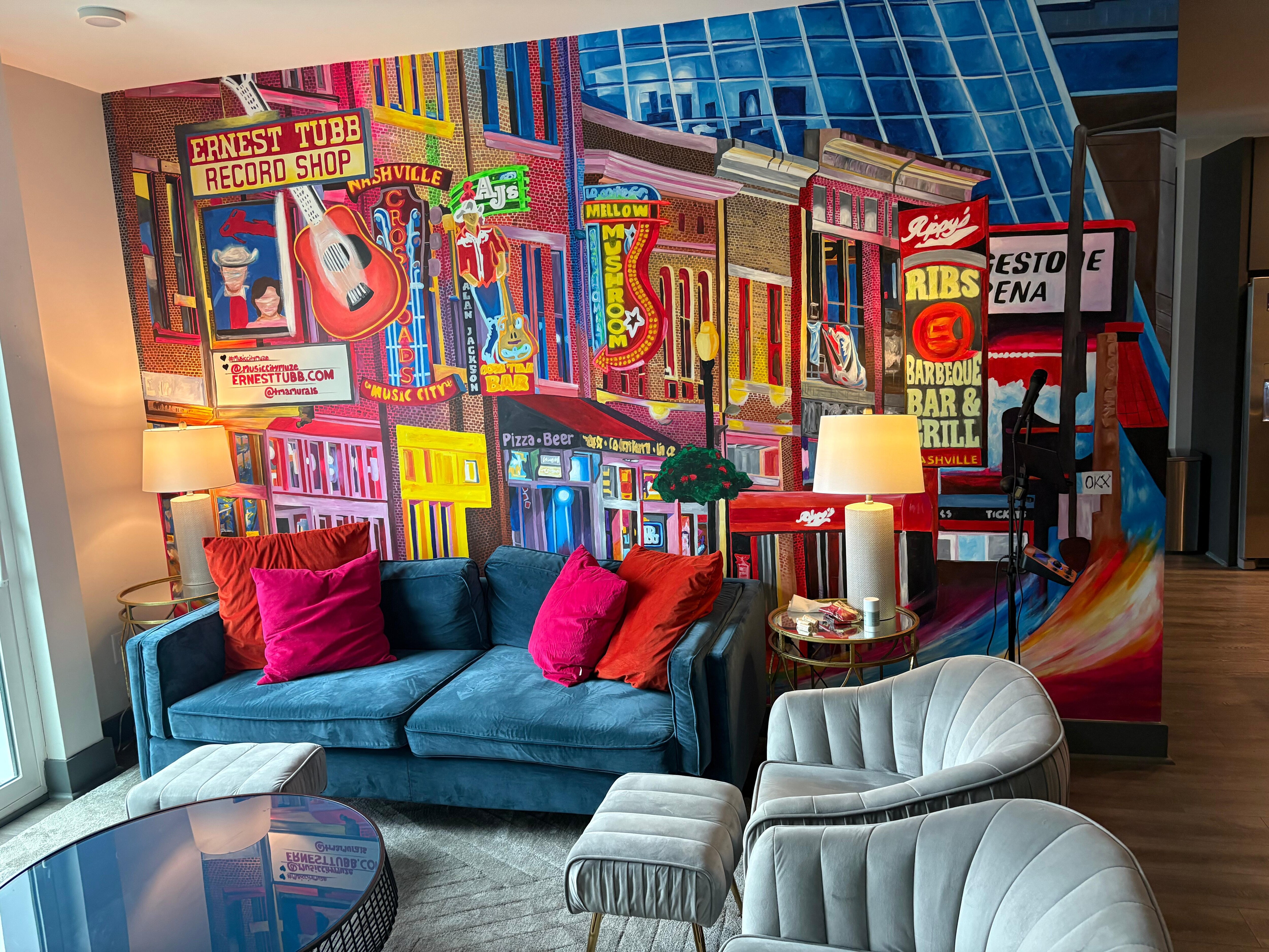 Hand painted Music Row