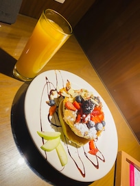 Muy rico el desayuno