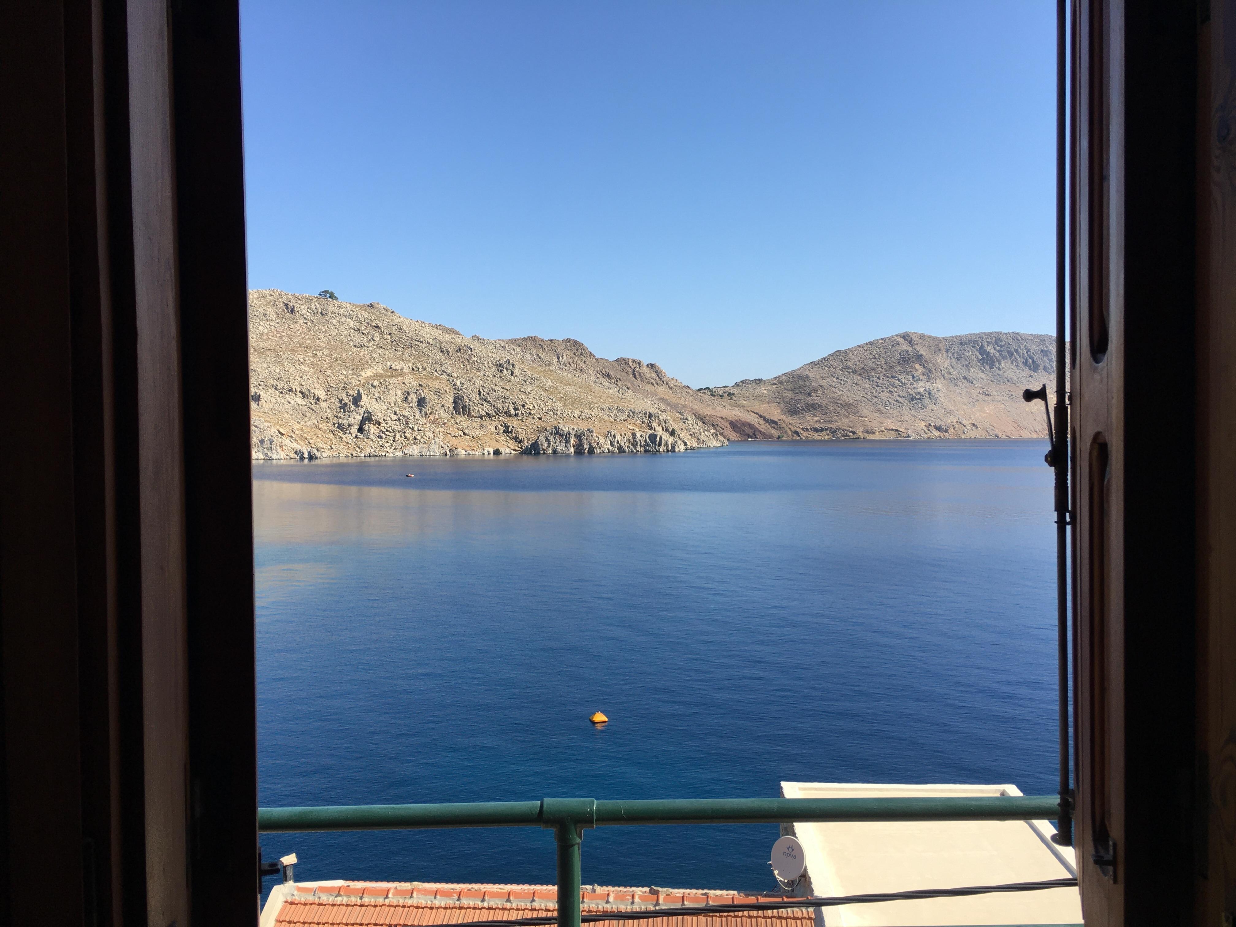 View from the bedroom window.