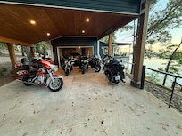 Covered portico