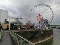 Kölner Riesenrad am Schokoladenmuseum