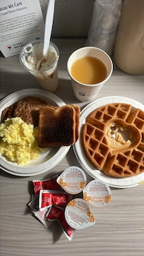Breakfast was a 10/10! Highly recommend to utilize this. Best Hotel Breakfast I’ve had in a while.