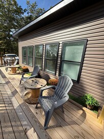 Enjoyed sitting here drinking our coffee in the morning's