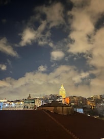 Vue de notre balcon au 6ieme étage