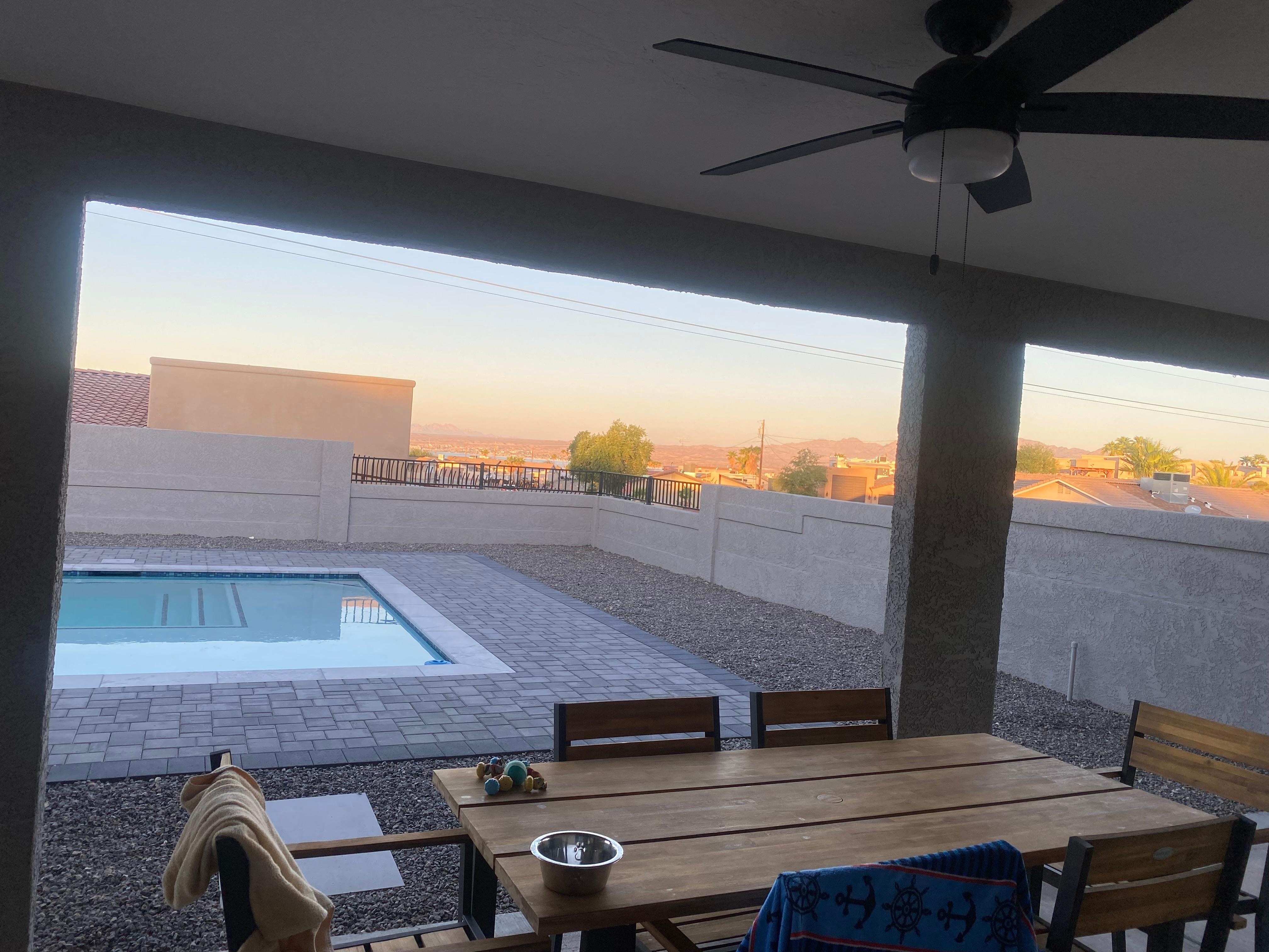 Outdoor dining (grill not pictured) 