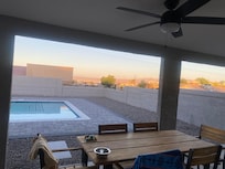 Outdoor dining (grill not pictured)