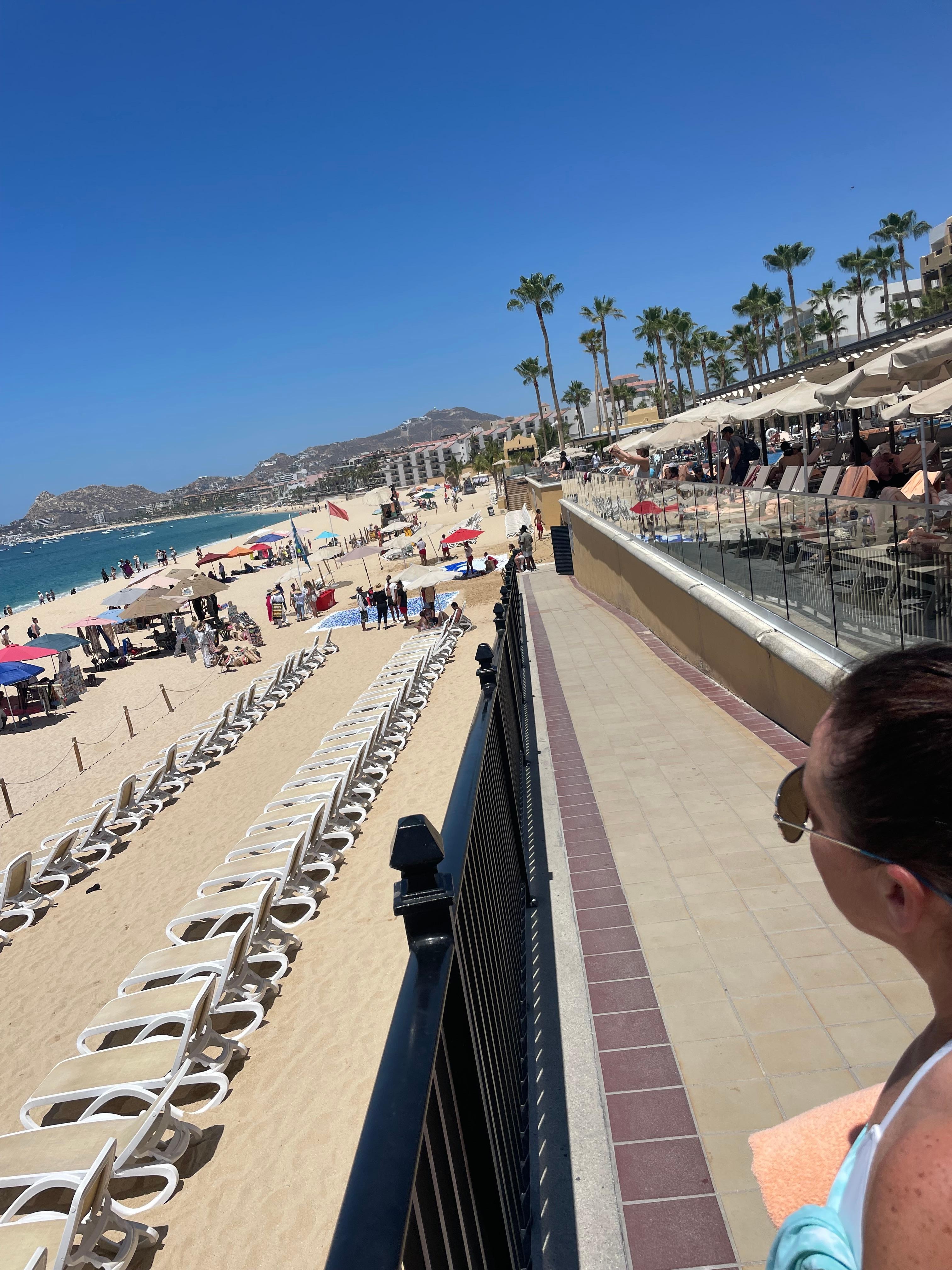 From Riu looking toward the marina