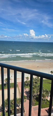 Beach view from the room