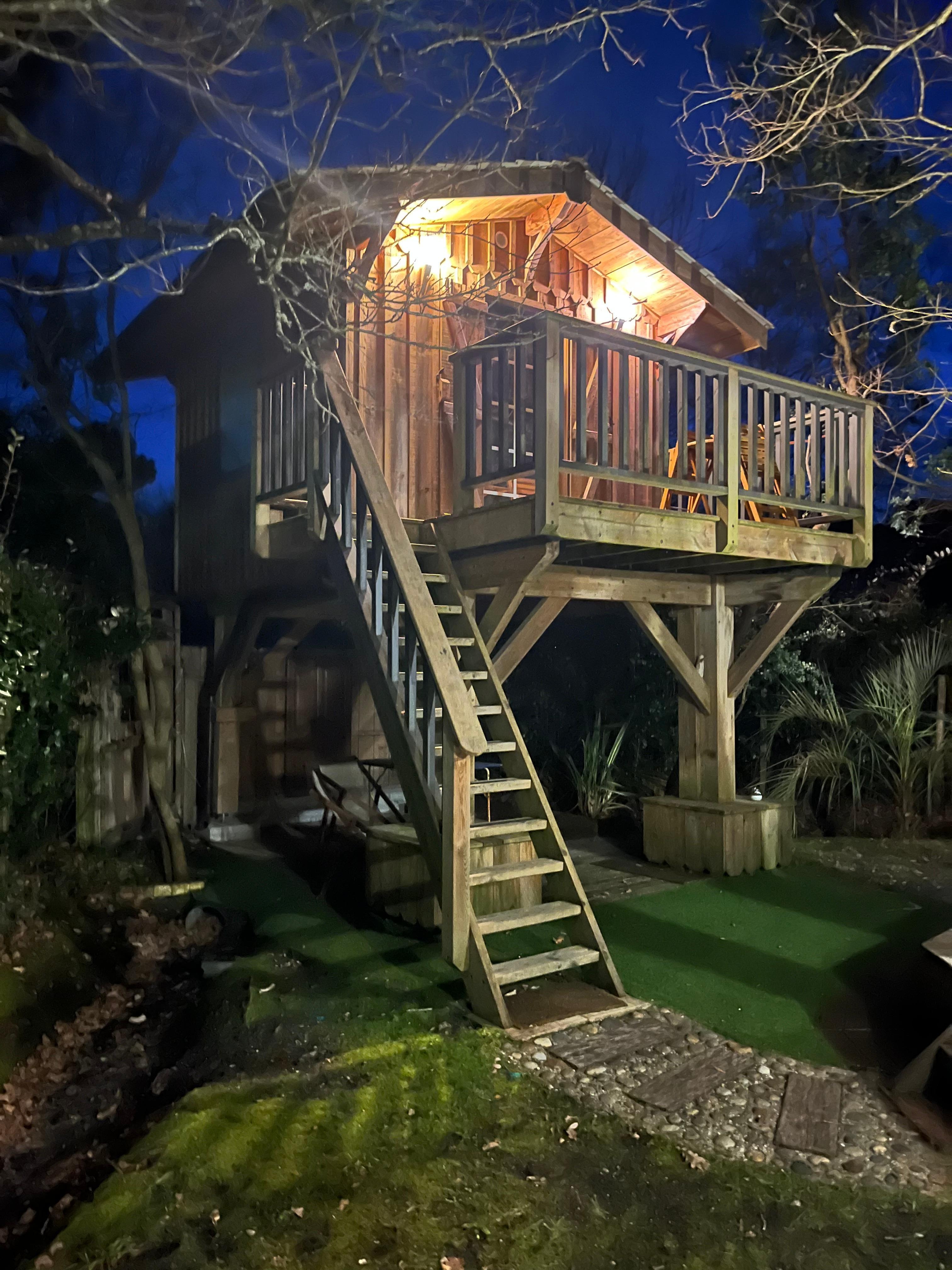 Chalet dans les arbres 