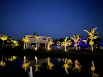 Canal at night