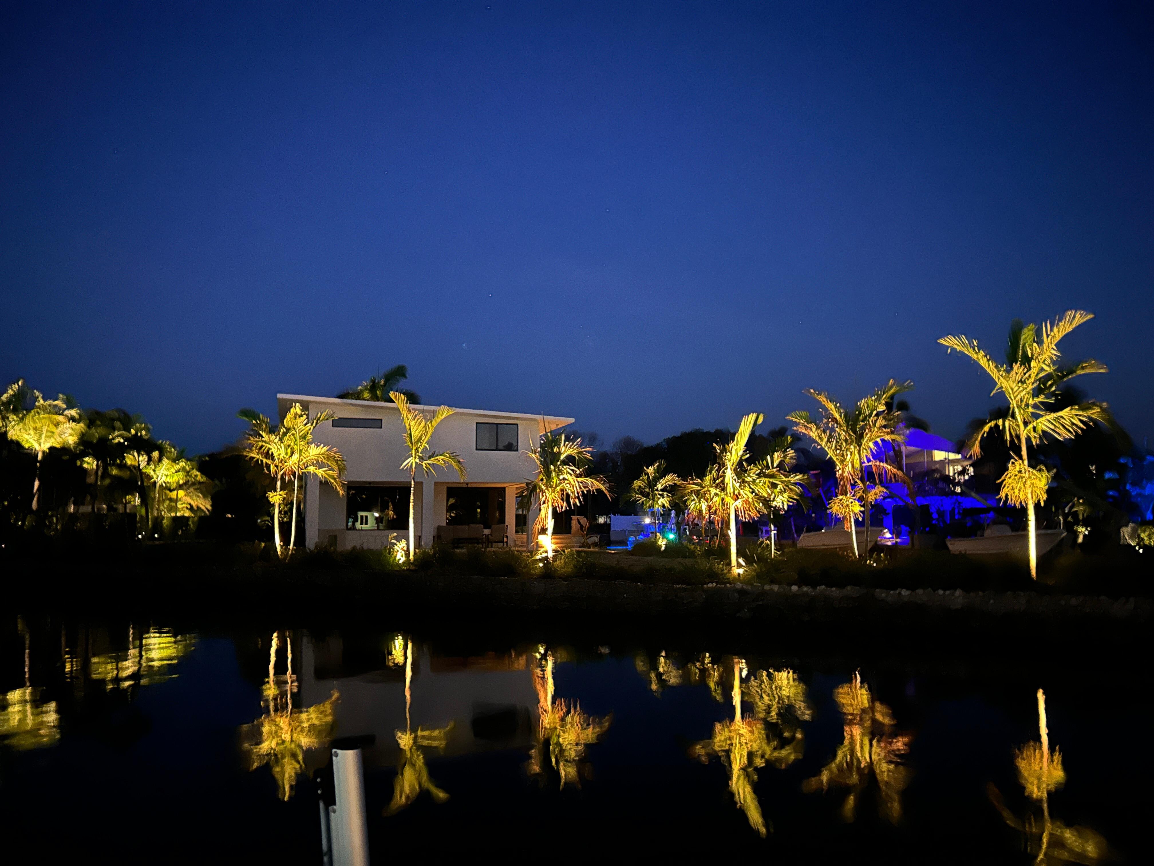 Canal at night
