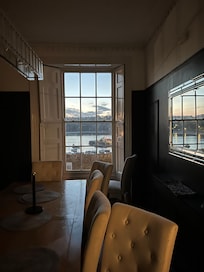 Dining room at sunset