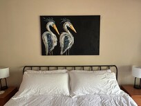 Unique art through the home.