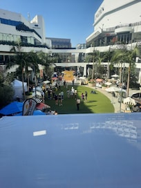 Backside of hotel