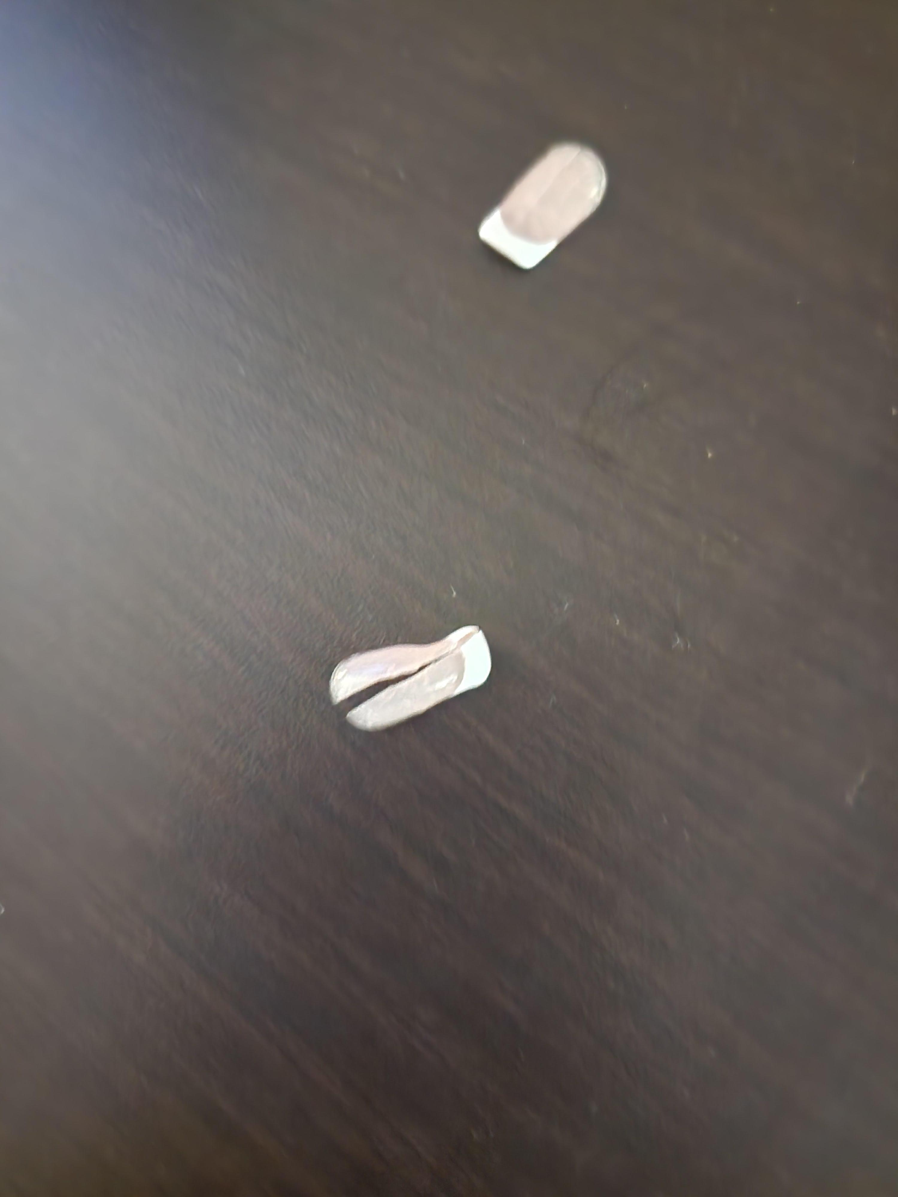 Someone's fake fingernails 