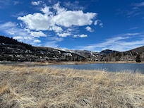 The ponds across the street! No snow but beautiful.