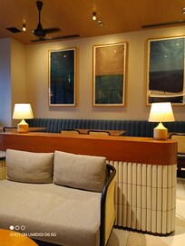 フロント、ドリンクコーナー