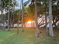 The sunrise from the front porch.