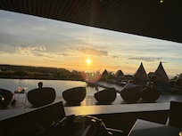 Sunset from Club Lounge