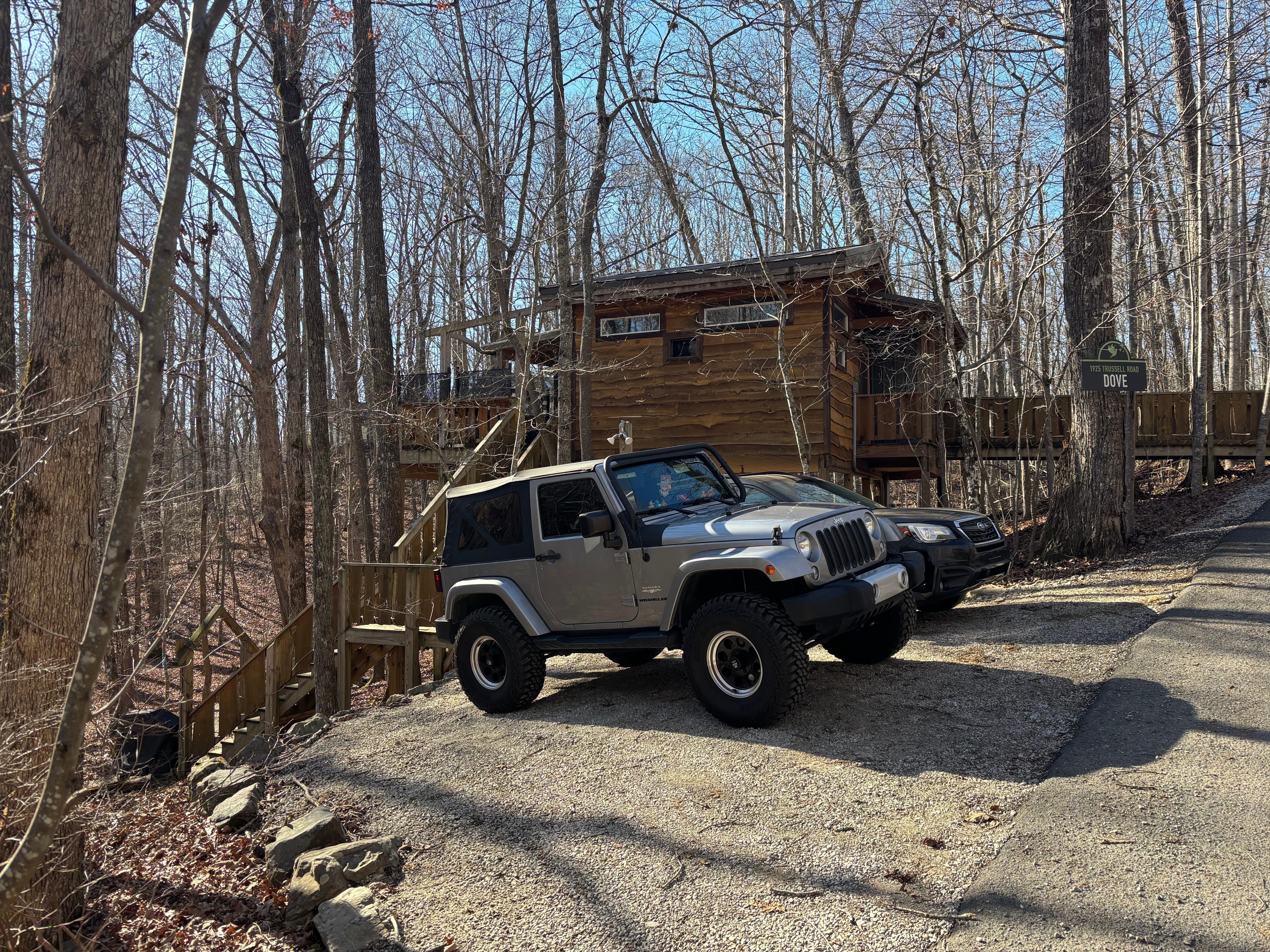 Parking for 2 vehicles.