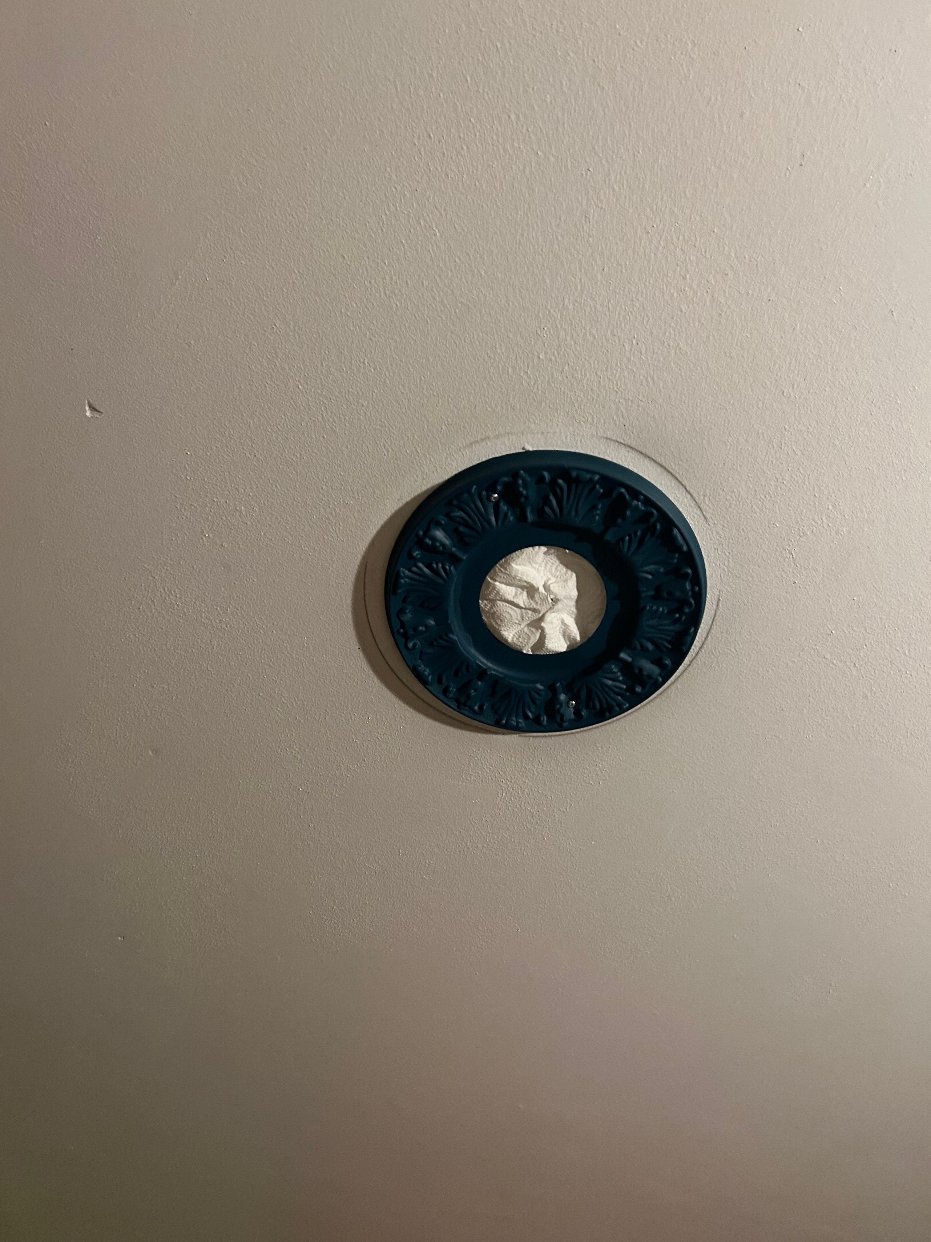 Empty ceiling light in front bedroom