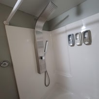 For an older motel, my room had a very updated, high tech shower. Excellent