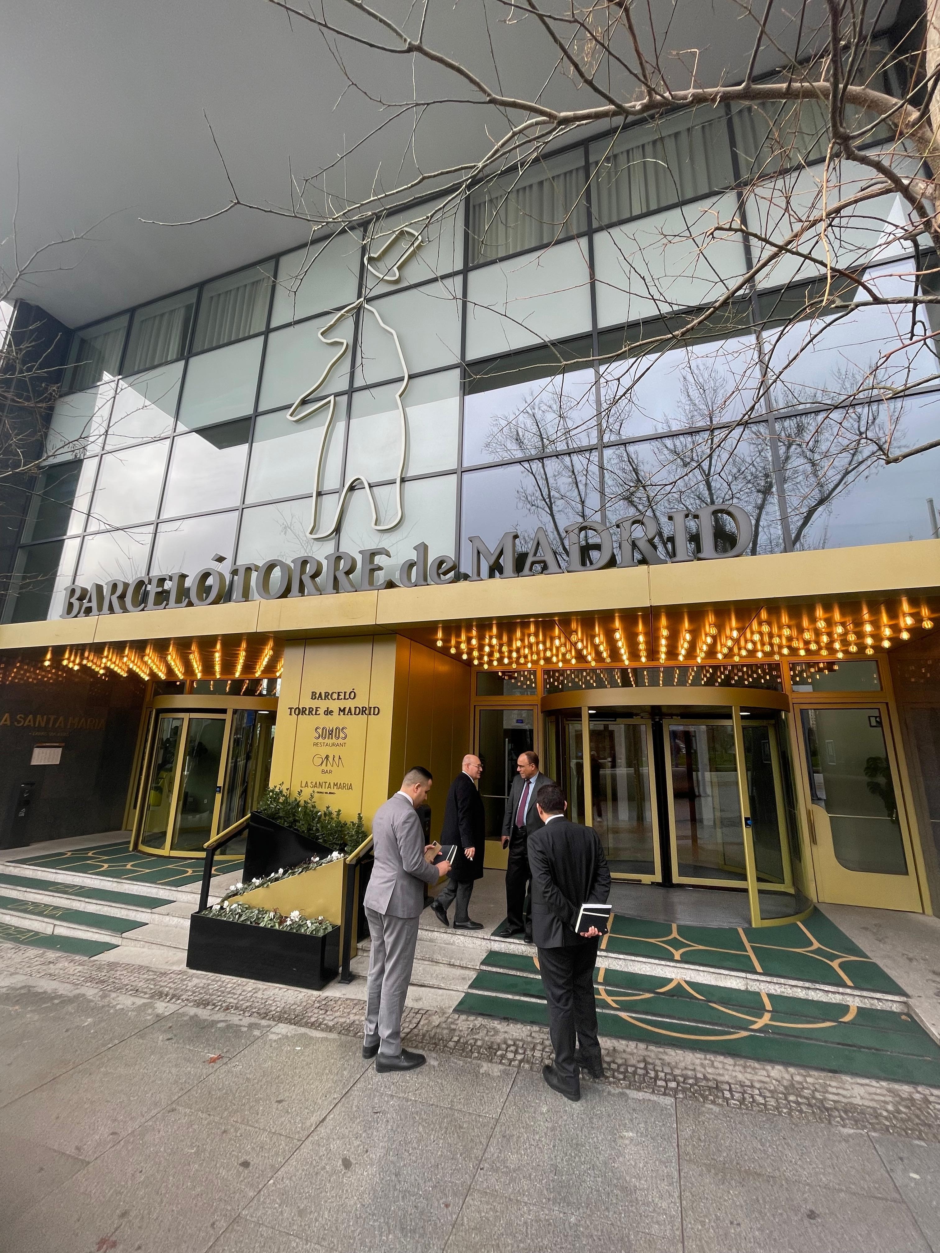 We received a friendly greeting as we arrived.