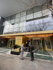 We received a friendly greeting as we arrived.