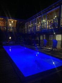 Pool at night