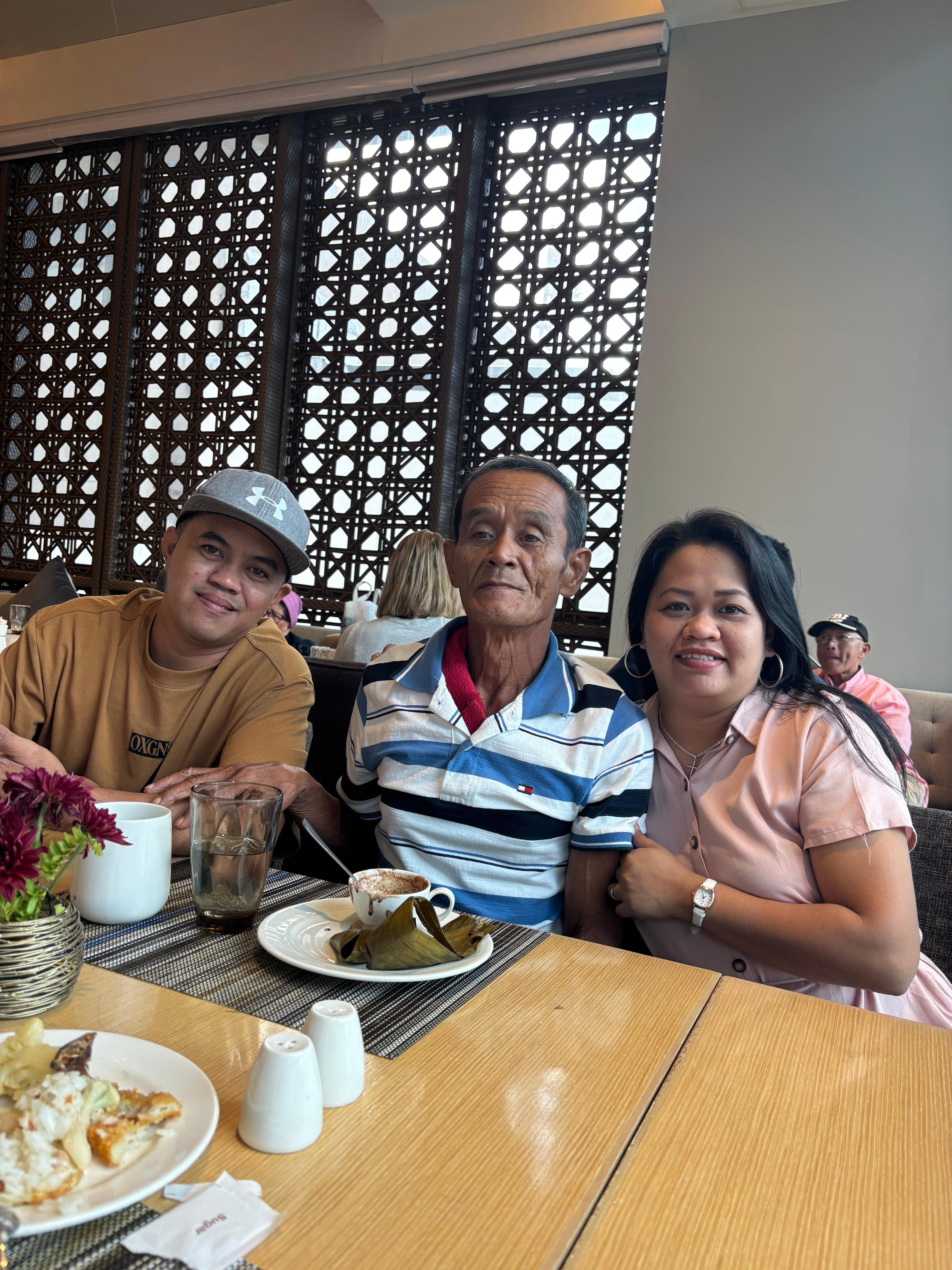 Breakfast with Father N Law and Brother N Law