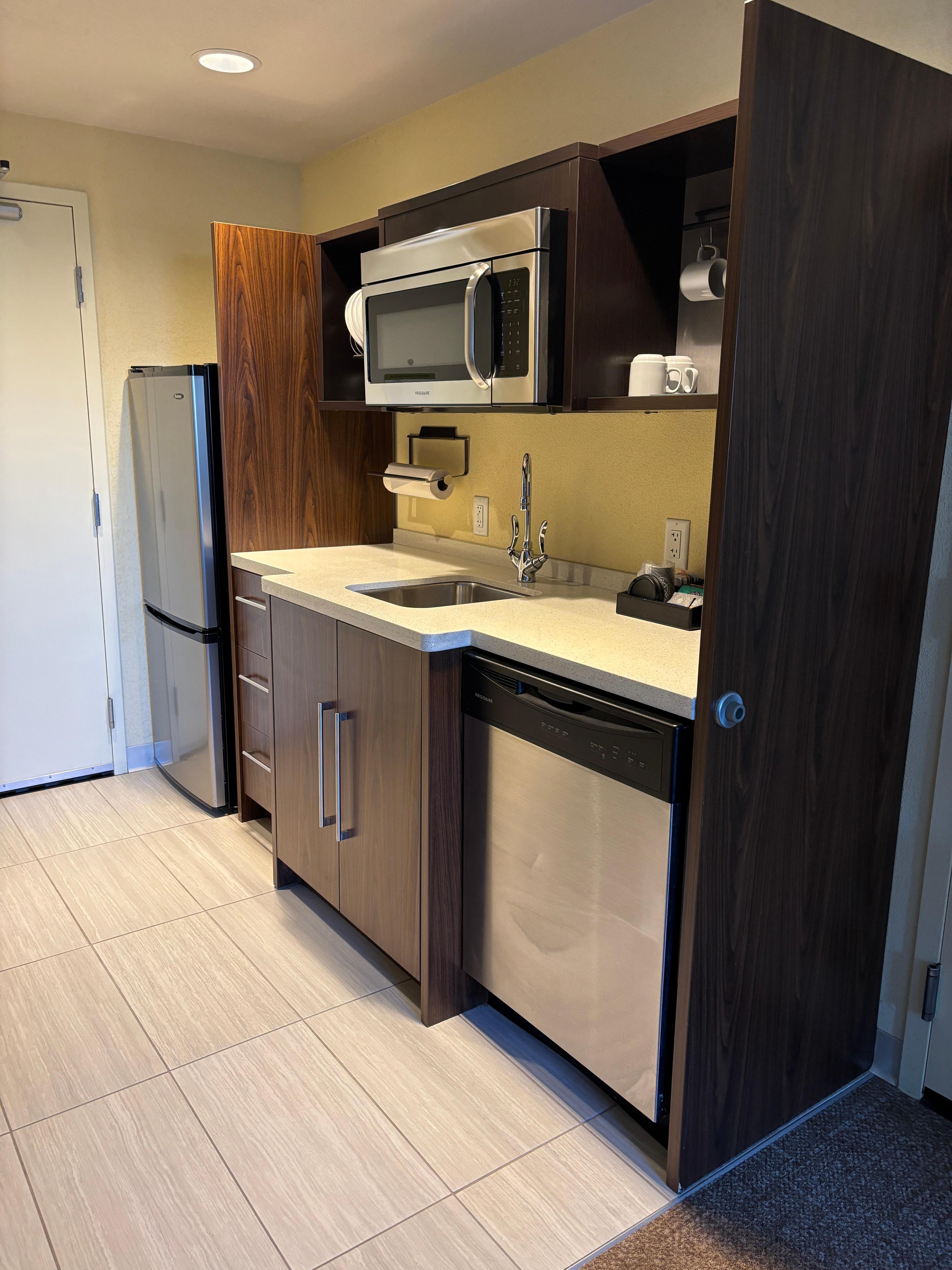 Well-stocked kitchen