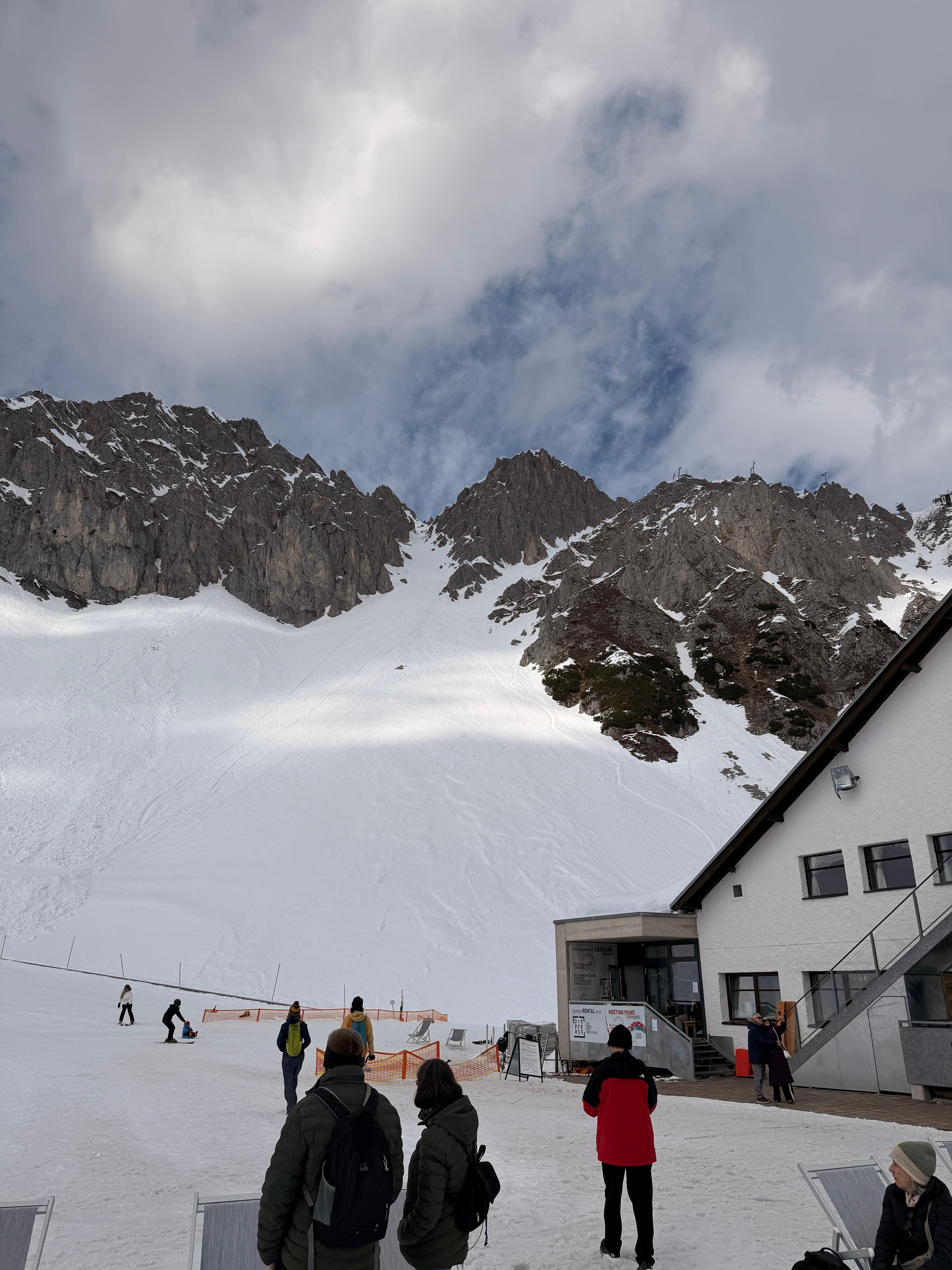 Ski resort at the top