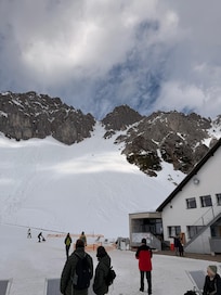 Ski resort at the top