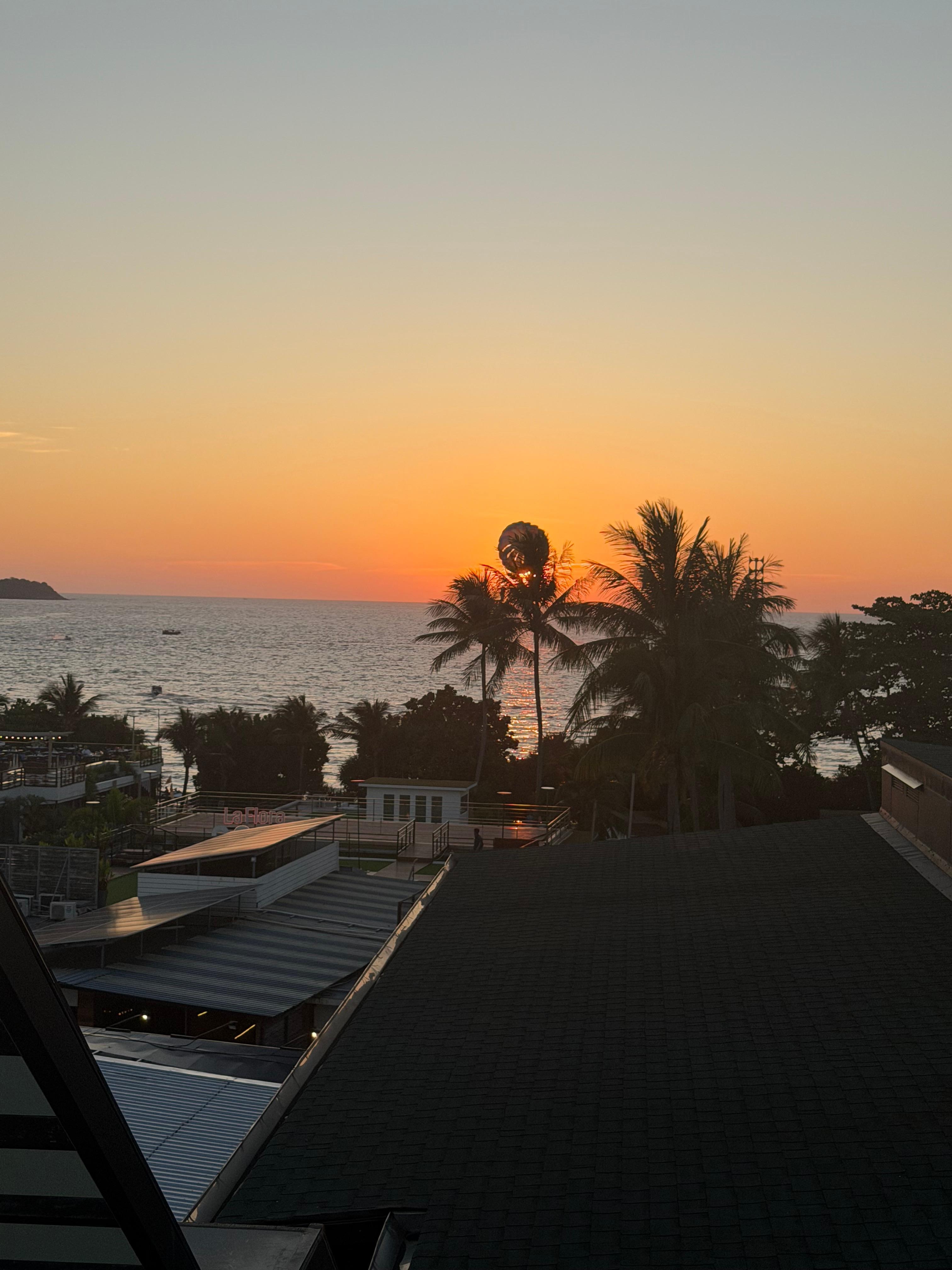 Sunset from that rooftop.