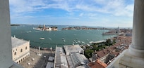 Across the lagoon from the Bell Tower in St marks square