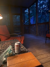 You will love unwinding on this patio- I saved you a seat.