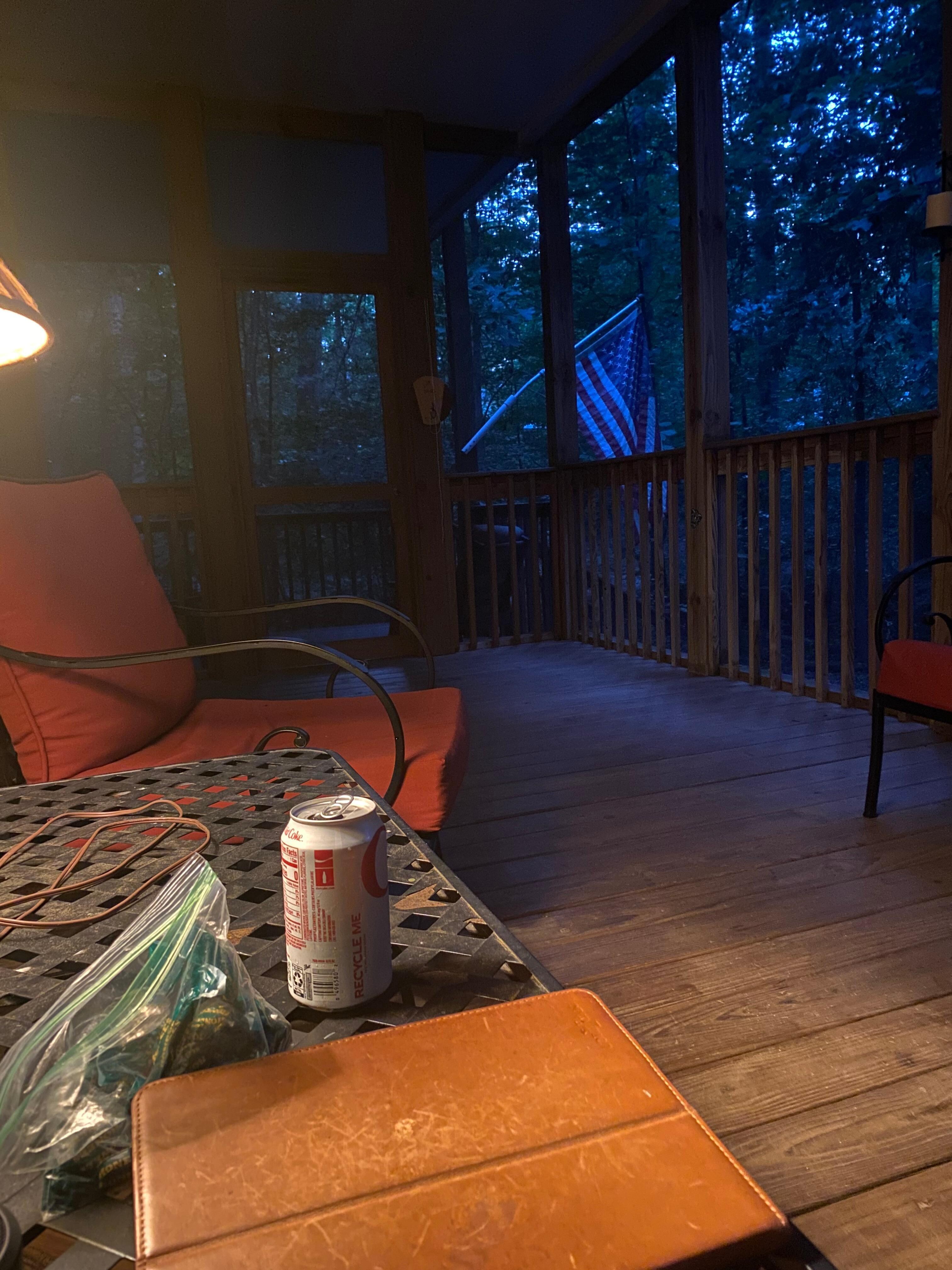 You will love unwinding on this patio- I saved you a seat. 