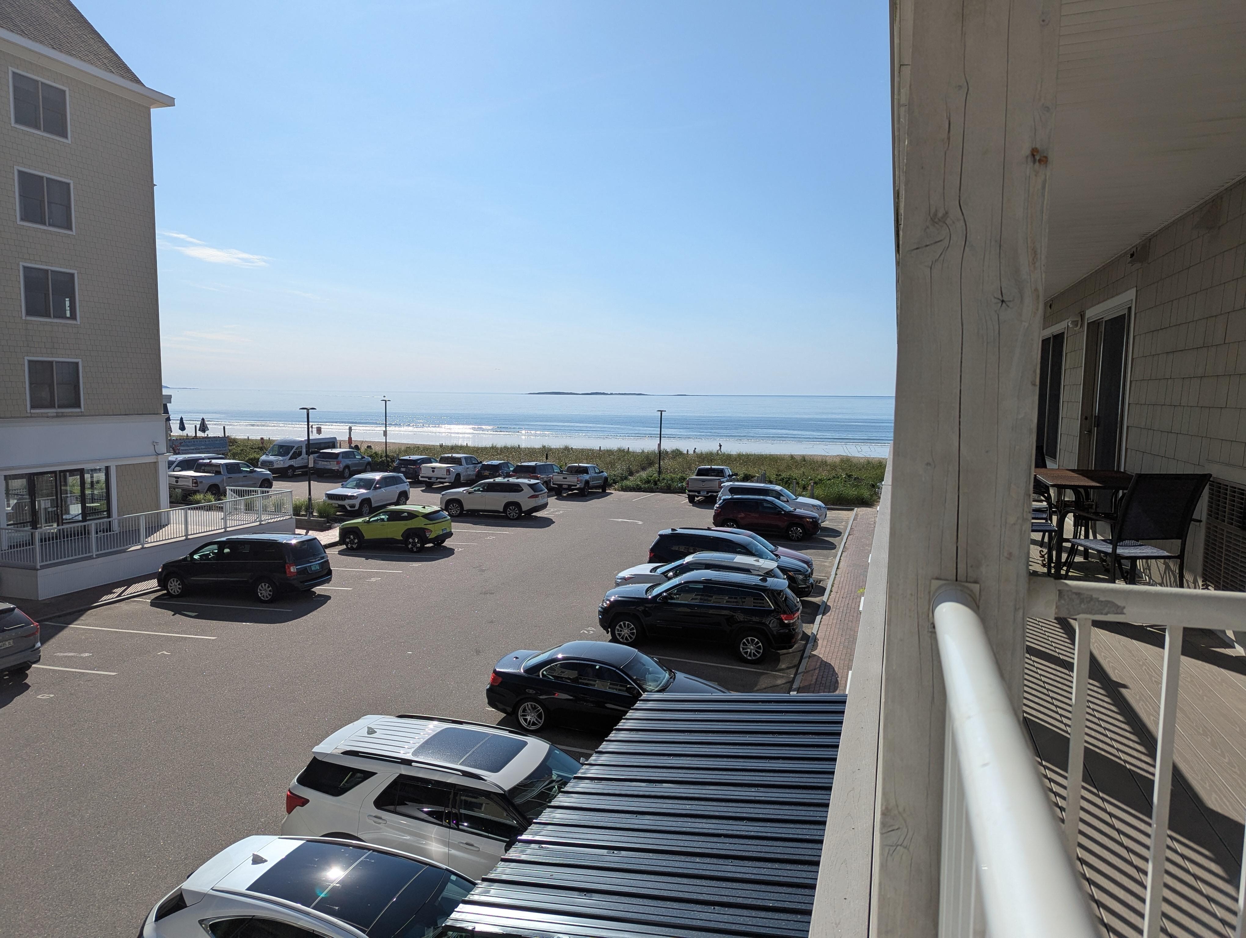 Ocean view from the balcony... 
