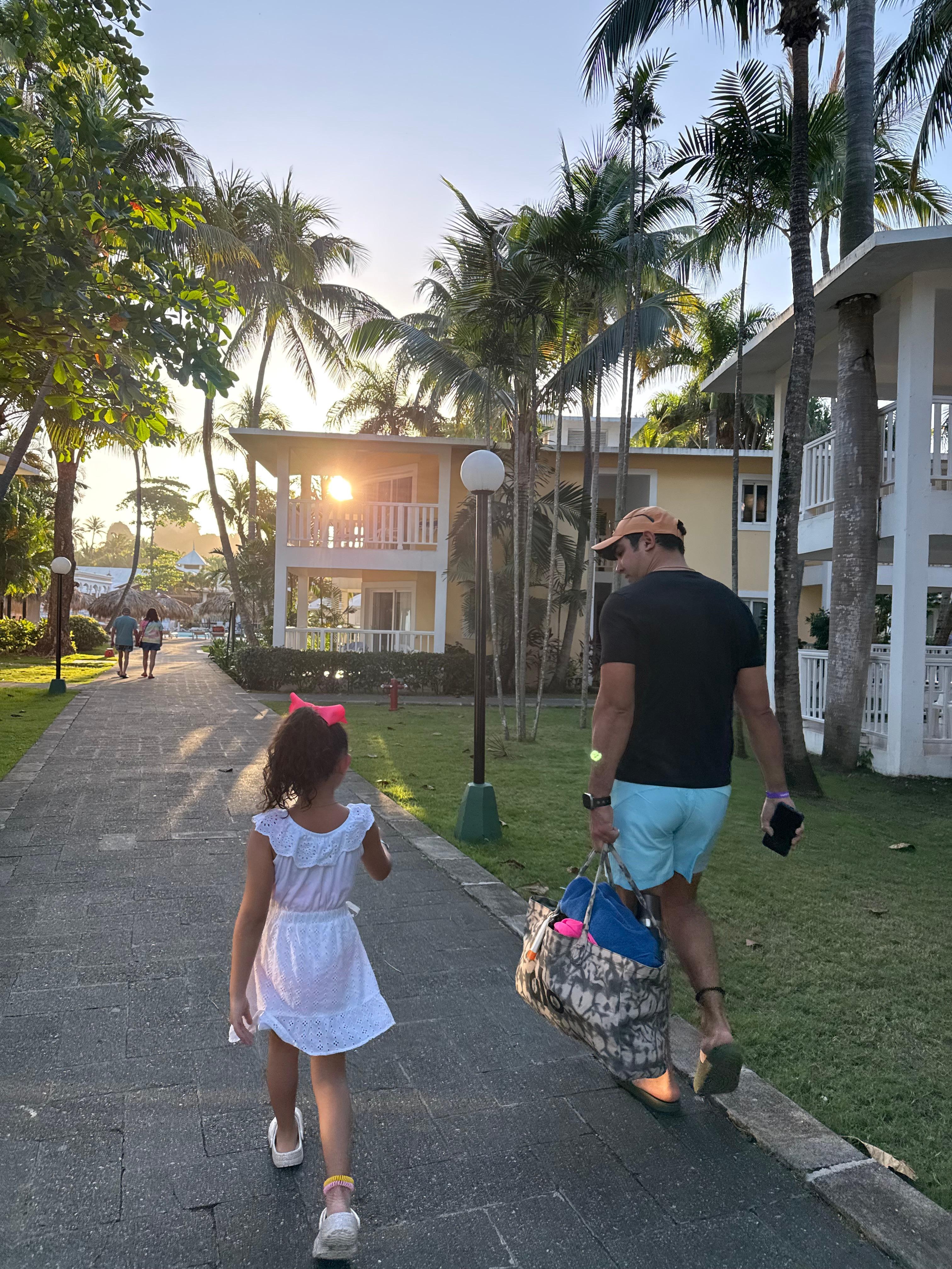 La vista camino a la playa 