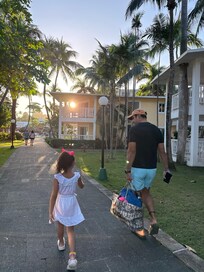 La vista camino a la playa