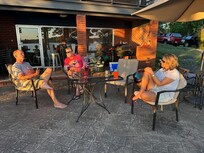 Hanging out back