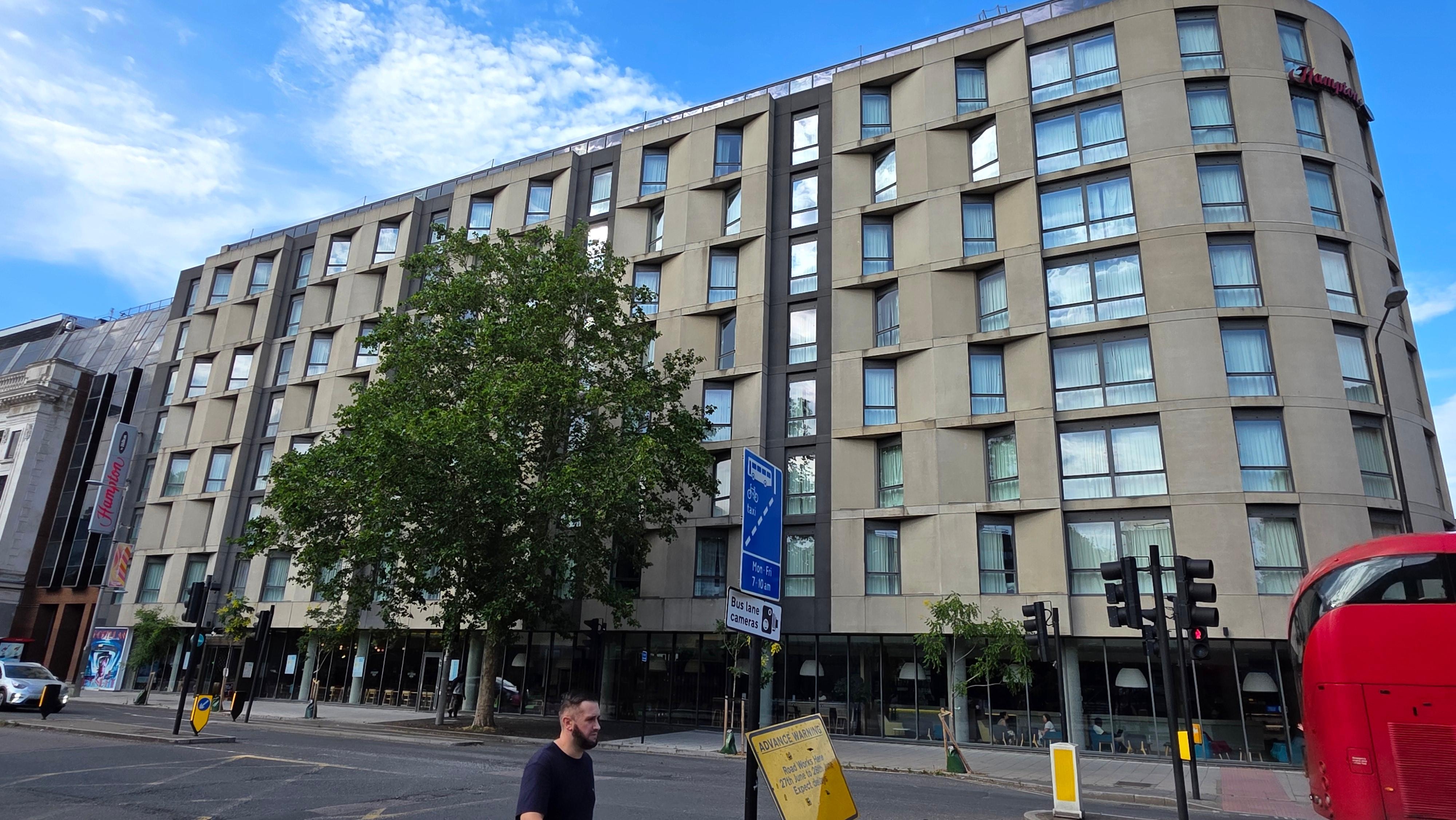 View from main road (Waterloo Rd)